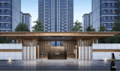 中轴十字的对称体例建立楼位排布